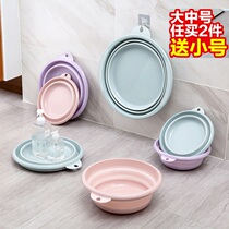 Simple small beauty salon foldable special kitchen basin small personality washbasin creative plastic private parts