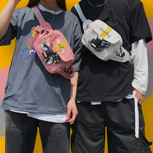 墨西卡 Акула, поясная сумка, нагрудная сумка, модная сумка через плечо для влюбленных, граффити