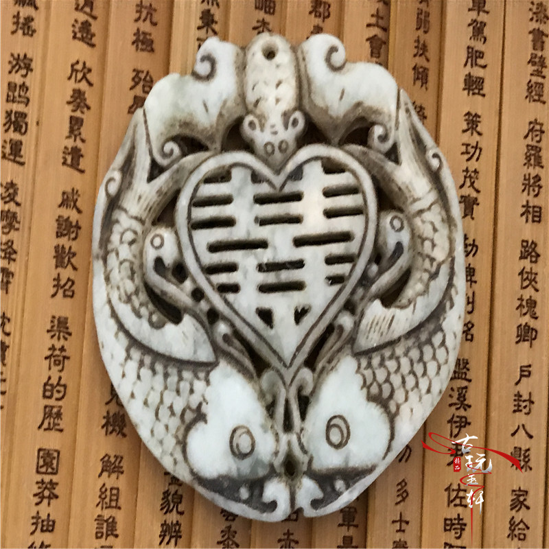 Chiến tranh Han ngọc bích cổ ngọc bích ngọc bích cổ ngọc bích ngọc bích ngọc bích cổ ngọc bích mảnh mảnh cá mặt dây chuyền ngọc bích mặt dây chuyền vòng ngọc cẩm thạch