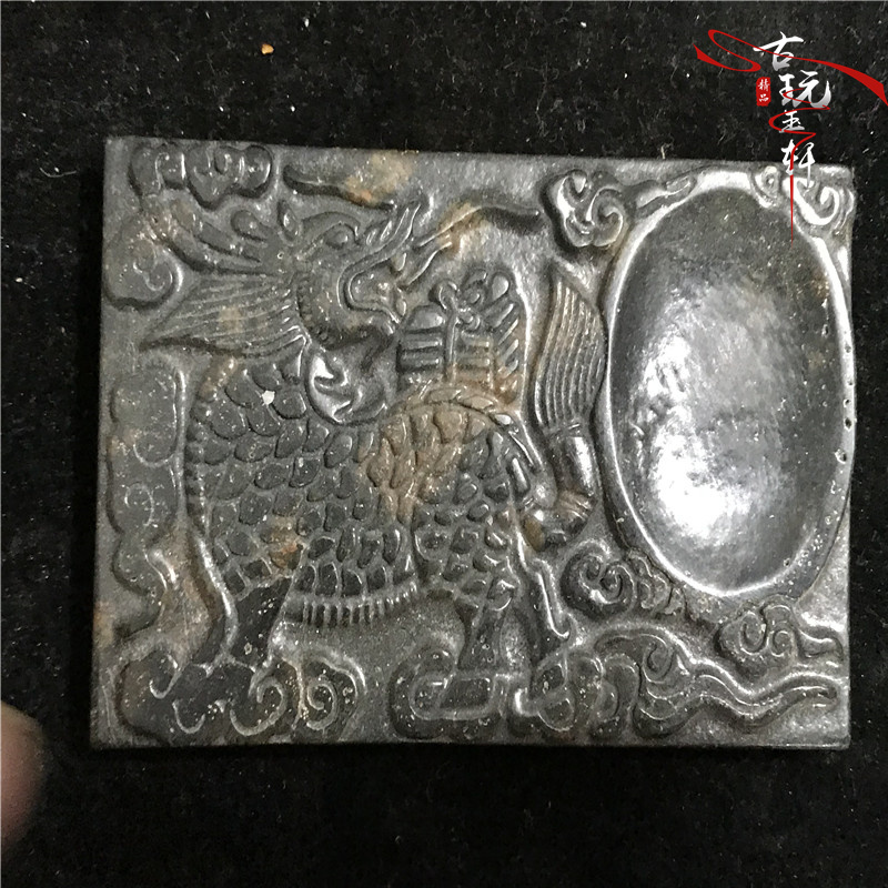 Giả của cổ cao ngọc bích chiến Quốc Kỳ chơi cổ ngọc bích đồ cổ Wenfang Yubi ngọc đá phòng bốn báu Đài Loan kỳ lân vòng tay ngọc bích