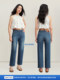 Simplepieces summer new SPS jeans for women with cool straight pants for small people