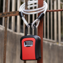 Padlock Key Case Code Lock Home Folk Free Installation Cat Eye Lock Security Door Security Door Box Furnishing Key Cryptobox