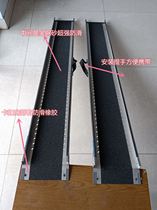 Barrier-free portable mobile wheelchair ramp up stairs flat cart unloading loading pad step ramp board