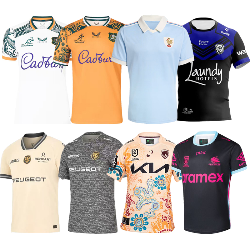 2026 France Toulouse Australian Bulldog Shark Wild Horse Rugby Jersey France Rugby