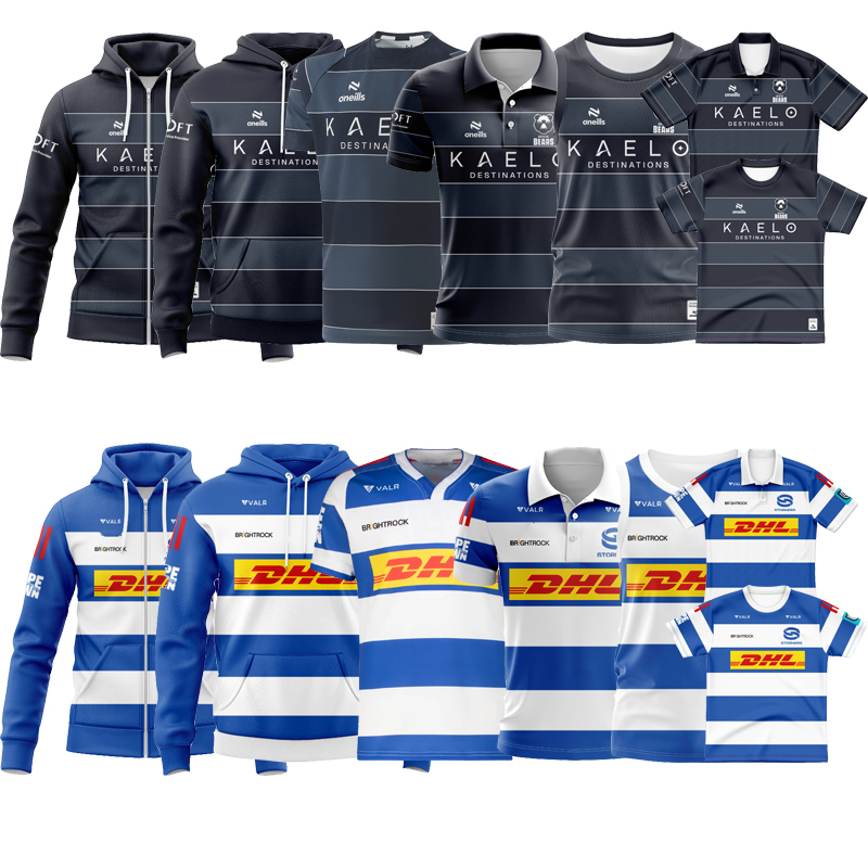 2026 Bristol Bears Stormers Kidsren's Women's and Men's Hooded Sweatshirt Rugby Jersey Stormers