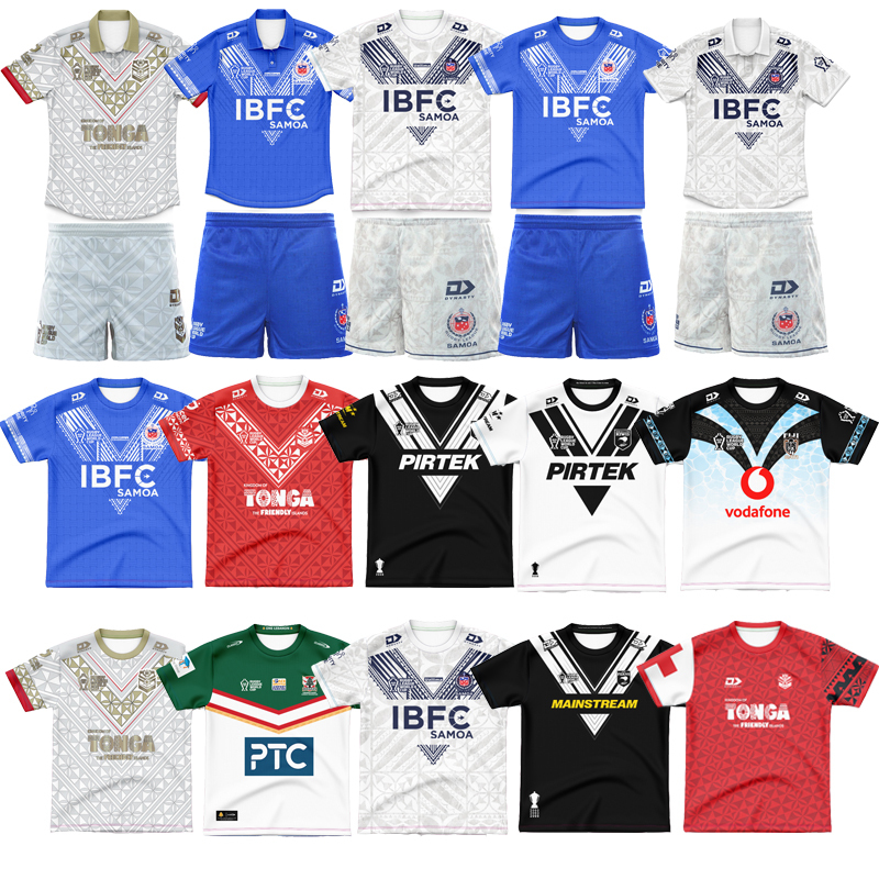 2026 New Zealand Kiwis Tonga Fiji Samoa Kidsren's Short-Sleeved Kidsren's Suit Rugby Uniform Samoa 2026 New Zealand Kiwis Tonga Fiji Samoa Kidsren's Short-Sleeved Kidsren's Suit Rugby Uniform Samoa