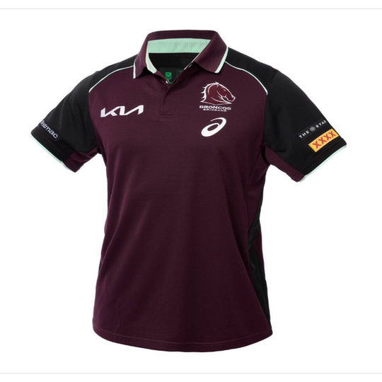 2025新品澳大利亚布里斯班野马短袖背心男装橄榄球服Bronco rugby