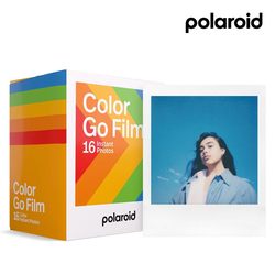 신제품 PolaroidGo PolaroidGo 포토용지 화이트 엣지 컬러 더블팩 16매 10월 23일 입고