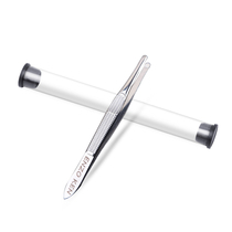 Enzo Brow Clip Brow Tool Plucking Pliers Plucking Beard Deity Professional Eyebrow Clips Eyelash Stainless Steel Round Head Tweezers