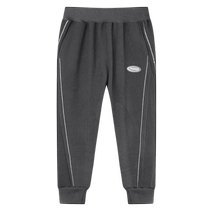 Fat boys velvet trousers autumn and winter style medium and large childrens casual winter fat childrens loose sports trousers one-piece thickening