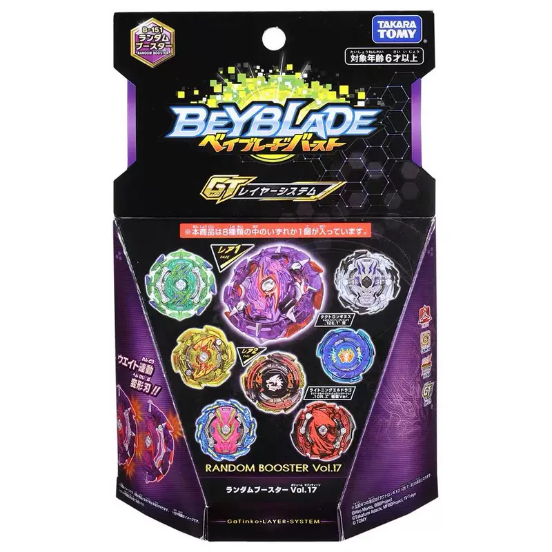TAKARA TOMY BeYBLADE Четвёртое поколение GT B-151 VOL17 Gyro Коробка