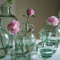 2021 New Nordic Creative Bubble Glass Vase Decoration Living Room Flower Arrangement Transparent Water Culture Light Luxury High-end Sense