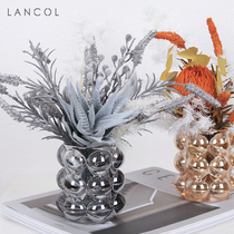 Lancol light lavish minimalist approx. flower art Yongsheng dry flower small suit bedroom bedside decent board room decoration fake flowers