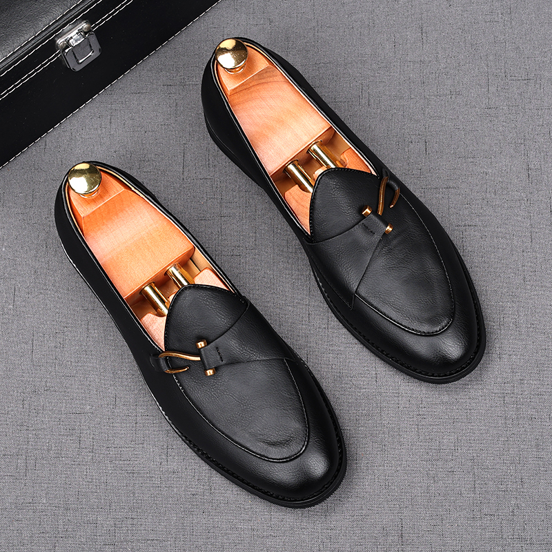 Summer Breathable Loafers for Men, British Business Style, Laceless Leather Shoes, Casual Slip-On Lazy Shoes, Menc Shoes Summer Breathable Loafers for Men, British Business Style, Laceless Leather Shoes, Casual Slip-On Lazy Shoes, Menc Shoes