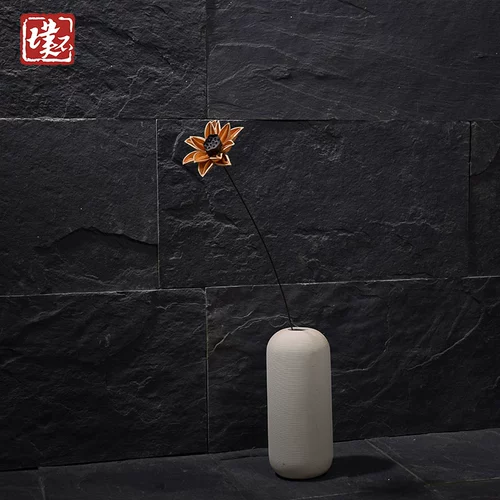 Натуральный голубой камень Галан Корт сада на открытом воздухе в саду с тем, как кирпичная прокладка камня вилла терраса, культура, культура, камень