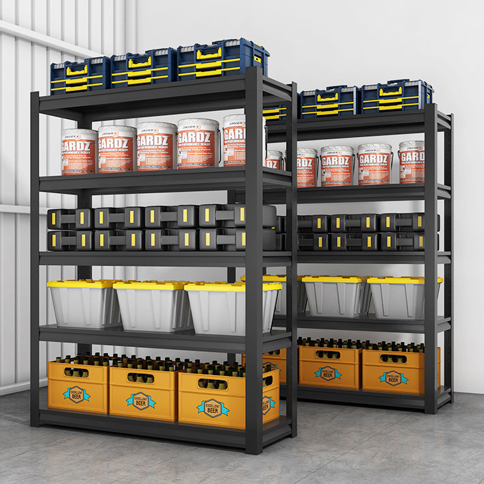 Storage Shelving Shelf Multilayer Supermarket Balcony Home Debris Shelf Basement Garage Full Steel Shelving Iron Shelf