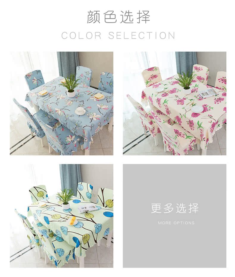 Vườn hiện đại nhỏ hoa tươi phòng ăn đặt vải đặt hộ gia đình phổ bàn cà phê vải hình chữ nhật tùy chỉnh DW trải bàn