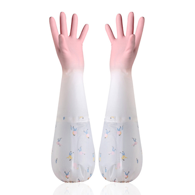 【防滑不漏】橡胶加绒加厚洗碗手套