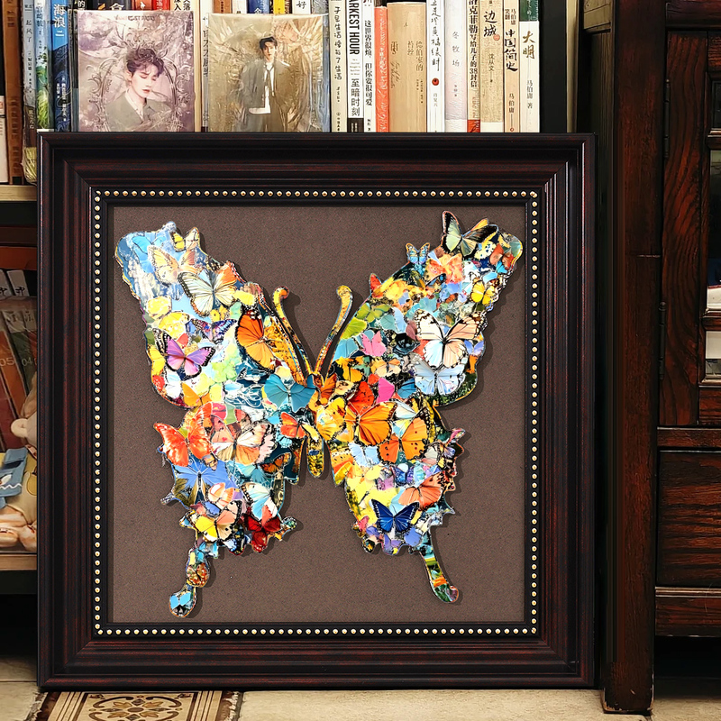 Butterfly Dream Alien Wooden Puzzle Adult Version High Difficulty 3D Assembly Toy High-End Handmade Gift