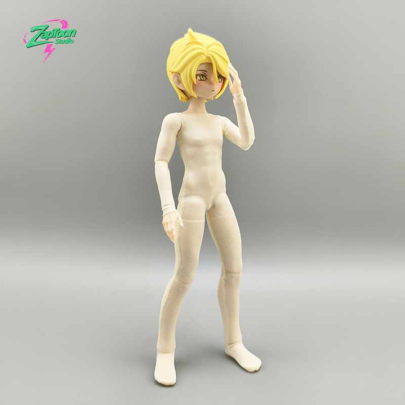 Zack Event Anti-Stain Clothing 8-Point Jumpsuit 1/8 Flesh-Colored Stretch Color-Blocking Base Layer Eight-Point Bjd Doll Clothes