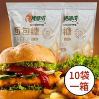 Специальное со вкусом хлебные отруки 1 кг*10 мешков Дом с жареным ароматом белый коммерческий коммерческий куриный отбивная чип