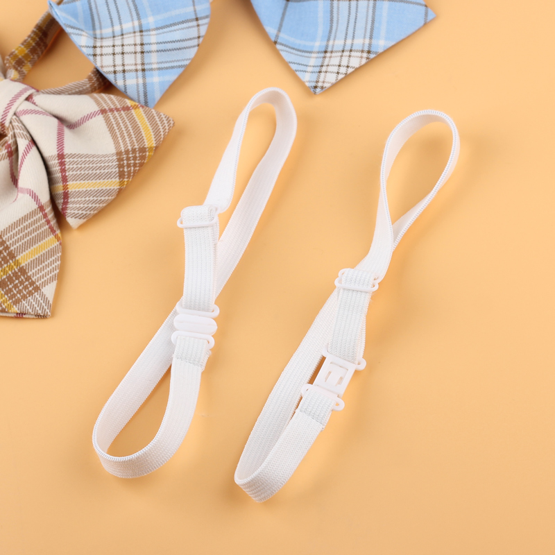Collar extension with lead flower JK special lengthened band sailor with large collar butterfly knot elastic white adjustment belt