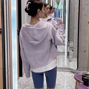 lululemon 全拉链加绒卫衣