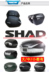 SHAD SID khóa ba khóa đặc biệt khóa 39 lít 48 lít Hộp đuôi 23 lít 36 lít khóa bên khóa - Xe gắn máy phía sau hộp thùng sau xe máy nhỏ gọn Xe gắn máy phía sau hộp