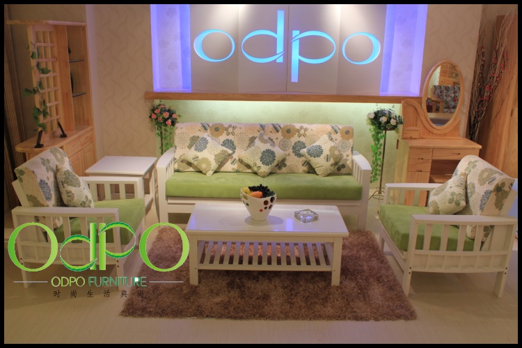 Ưu đãi đặc biệt sofa gỗ rắn New Zealand sofa phòng khách kết hợp sofa 1 + 1 + 3 có thể được sử dụng làm sofa giường có đệm - Ghế sô pha sofa l
