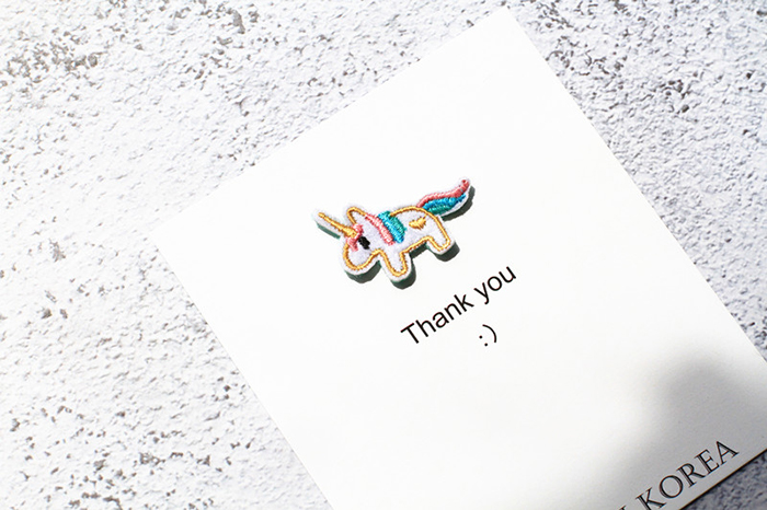 Mini thêu trâm Unicorn Pink Pony Badge Mini quần áo trẻ em mùa hè DIY trâm cài áo cao cấp