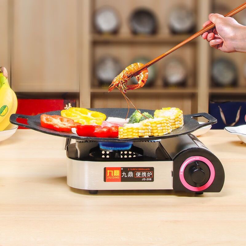 Mini-one new mini furnace gas portable furnace outdoor barbecue card magnetic furnace household gas furnace