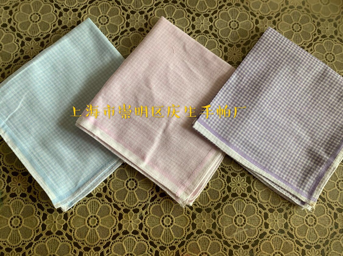 Ladies and men's towels export all cotton foreign trade pane forged color small handkerchief light-colored towel for sale