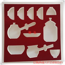 Thickened hard and tasteless environmental protection EVA foam pad tea set inside red wine bottle cosmetics eva lining shaped processing