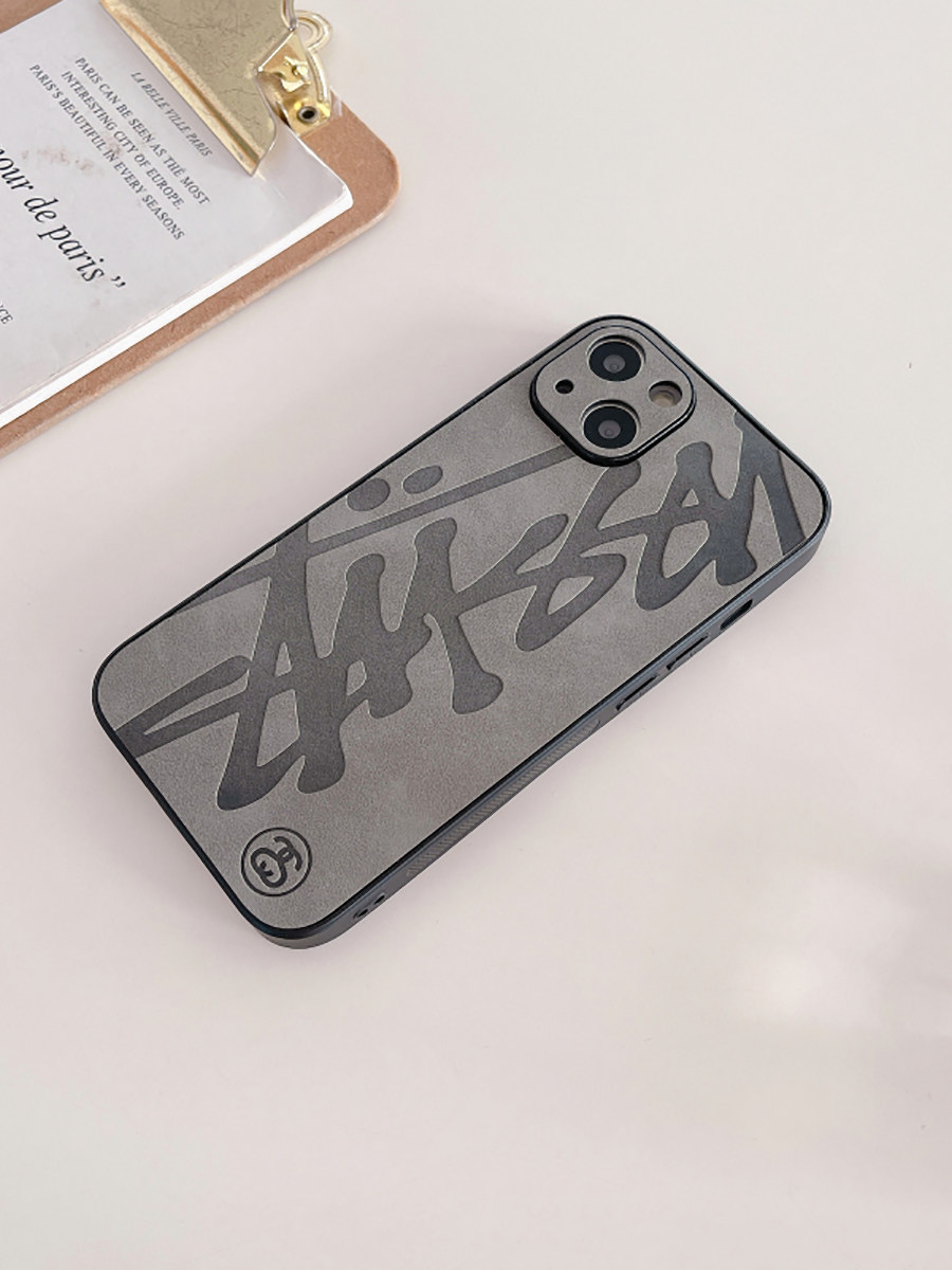 时尚品牌Spesi适用于Iphone16Promax Suede Suede 15Pro Apple 14男女手机壳12全包真皮硬底11直边防摔Xr保护套14Promax 2