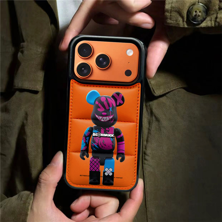 Illustration Bearbrick Down Jacket – Pro/Plus/Max/Air – 17, 16, 15, 14, 13, 12 iPhone Case