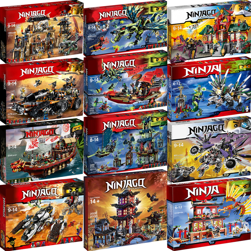Ninjago/Ninjago Kingdom Dragon City Pier Temple Dragon Catching Truck Base Camp Destiny Reward Ship
