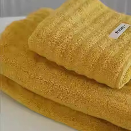 Xinjiang Long-Staple Cotton Wave-Pattern Baby All-Cotton Household Face Towel Pure Cotton Bath Towel Absorbent and Lint-Free