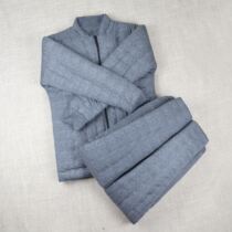 Handmade Pure Cotton Cotton Coat Suit Men And Women Adults Middle Aged Cotton Padded Jacket Cotton Pants Warm Thickened Liner Sashimi Jacket