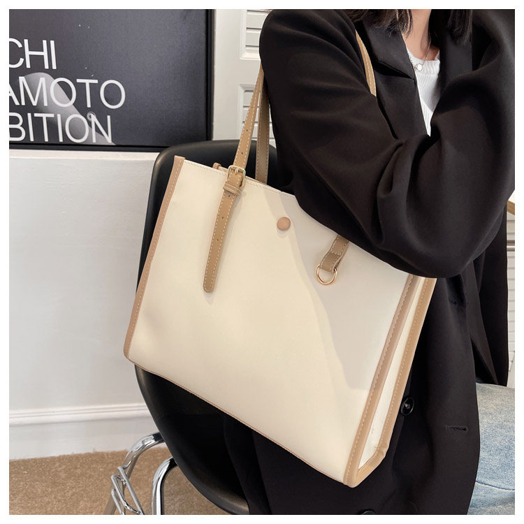 Women's Designer Tote Bag With Textured Pu Leather Shoulder Strap_voghion.com