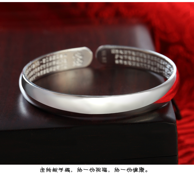 Nữ mô hình Dài Phong Fu từ rắn 999 sterling bạc vòng tay trung niên người lớn tuổi để gửi bạn gái của mình mẹ bà món quà