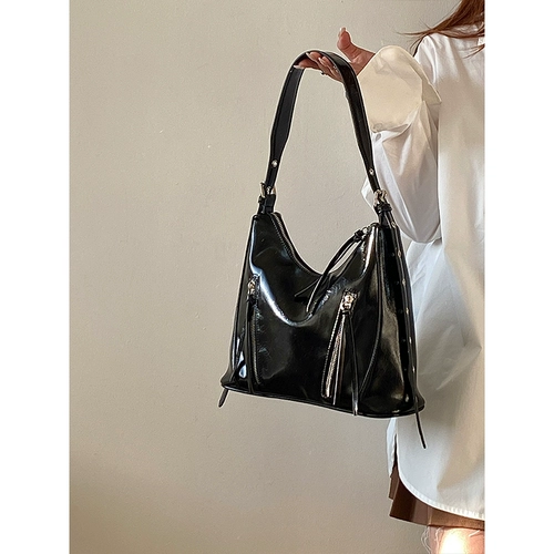 鹿子 Универсальная вместительная и большая сумка на одно плечо, Южная Корея