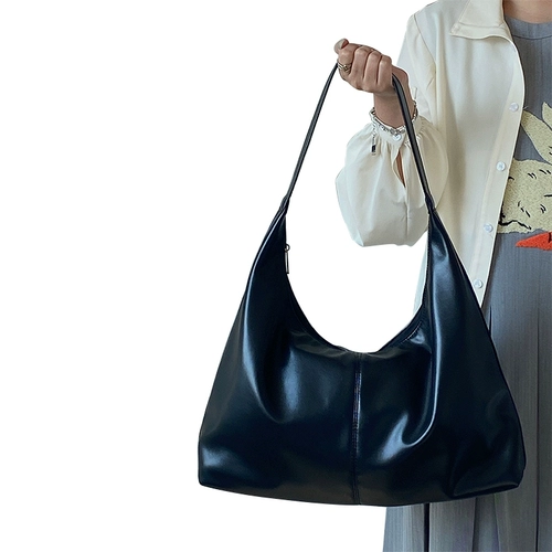 鹿子 Вместительная и большая дизайнерская ретро универсальная сумка на одно плечо