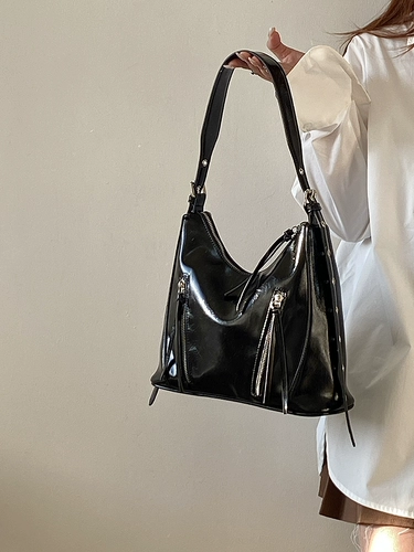 鹿子 Универсальная ретро вместительная и большая сумка на одно плечо, Южная Корея