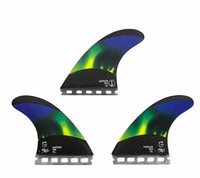 М/л 4,65 дюйма ездить на черный зеленый кожевник углеродного волокна соты