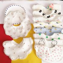 Slip towel baby 360 degree rotating summer thin cotton super soft bib baby newborn Princess bib