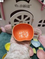 Hamster Rice Bowl Bowl Flower Branch mouse squirrel pet honey Grosser food basin ceramic anti-flip medium feeder eating