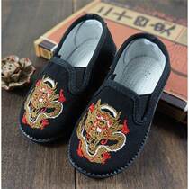 Spring and Autumn Old Beijing childrens cloth shoes boys cloth shoes boys canvas shoes childrens shoes embroidery social Childrens cloth shoes