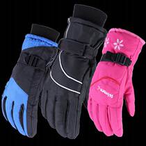 Knitted and cotton warm gloves waterproof and cold resistant plus velvet riding extended winter mens girl windproof warm