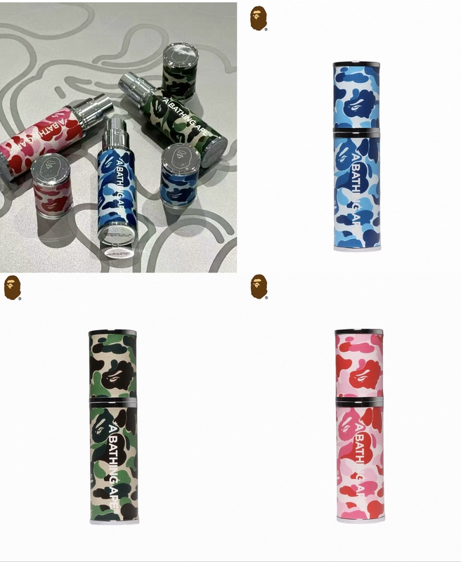 [in Stock] Bape Abc Camo Accessories Camouflage Pattern Travel Portable Perfume Refill Spray Bottle