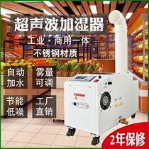 Ultrasonic industrial humidifier large fog volume vegetable fresh-keeping atomizer sprayer commercial workshop to remove static electricity